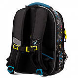 Рюкзак шкільний каркасний YES S-78 UFO 39х29х15 см 17 л, чорний (559559), фото 4