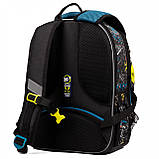 Рюкзак шкільний каркасний YES S-78 UFO 39х29х15 см 17 л, чорний (559559), фото 5