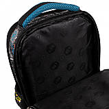 Рюкзак шкільний каркасний YES S-78 UFO 39х29х15 см 17 л, чорний (559559), фото 8