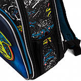 Рюкзак шкільний каркасний YES S-78 UFO 39х29х15 см 17 л, чорний (559559), фото 9