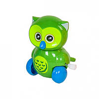 Заводная игрушка "Сова" 6621 Зелёный, Vse-detyam