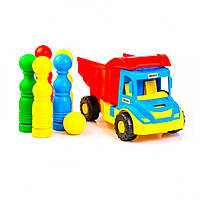 Грузовик игрушечный Multi truck 39220/19/21 С кеглями, Vse-detyam
