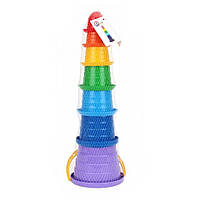 Детская пирамидка "Сомбреро 3" ТехноК 2704TXK, World-of-Toys