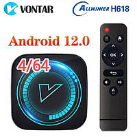 Смарт-ТВ Smart TV Box VONTAR H 618 4/64 ГБ