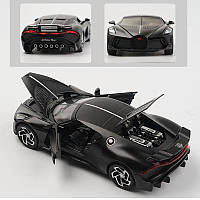 Металлическая инерционная машинка Бугатти, Модель автомобиля Bugatti La Voiture Noire 1:32