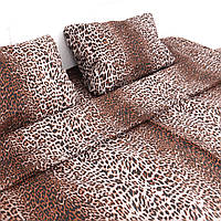 Комплект постельного белья Полуторный 150х215 см Леопард