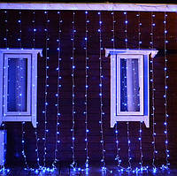Світлодіодна гірлянда-2м * 2м IP44 синя вулична ECOLEND