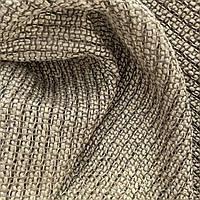 Лляна сітчаста тканина сірого кольору (шир. 304 см)