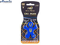 Освежитель воздуха Real Fresh Ok! Man Premium Gold Amber 5526