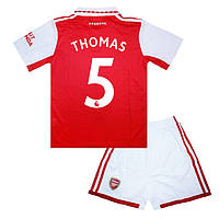 Детская футбольная форма THOMAS 5 Арсенал 2022-2023 Adidas Home 145-155 см (set3300_116899)