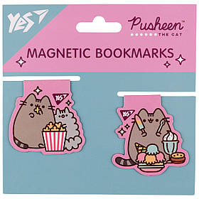 Закладки магнітні Yes Pusheen candy, 2шт (708105)