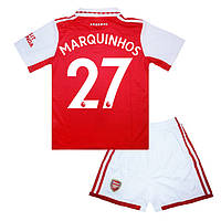 Детская футбольная форма MARQUINHOS 27 Арсенал 2022-2023 Adidas Home 145-155 см (set3300_116903)