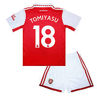 Детская футбольная форма TOMIYASU 18 Арсенал 2022-2023 Adidas Home 145-155 см (set3300_116904)