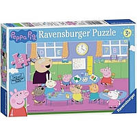 Пазл "Свинка Пеппа у Школы" Ravensburger 8627, 48 элементов, Vse-detyam