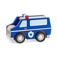 Игрушечная машинка Полицейская Viga Toys 44513 деревянная, Vse-detyam