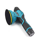 Акумуляторна полірувальна машинка Makita DC6000 (12V, 2AH) Шліфмашина з регулятором обертів Макіта, фото 7