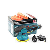 Акумуляторна полірувальна машинка Makita DC6000 (12V, 2AH) Шліфмашина з регулятором обертів Макіта, фото 11