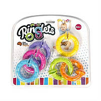 Набор прорезывателей для зубов Гибкие колечки pipSquigz Ringlets Fat Brain Toys F250ML, Vse-detyam