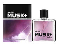 Туалетная вода мужская Musk Storm+ Avon, 75 мл