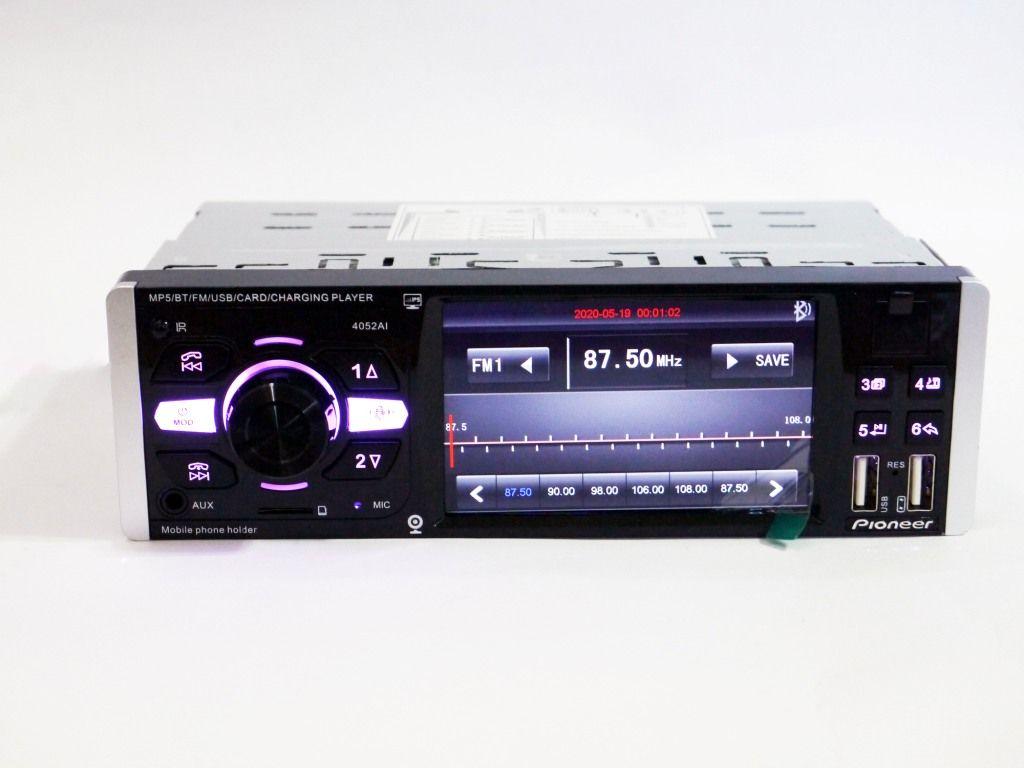 Магнітола в авто Pioneer 4052AI Bluetooth з 4,1" - DIVX,MP3,USB,SD,ISO