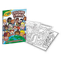 Детская раскраска Colours of the World Crayola 04-2668, 48 страниц, Vse-detyam