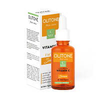 Освітлювальна та омолоджуюча сироватка для обличчя з вітаміном C Olitone