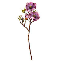 Искусственный цветок магнолии "Фелисия" фиолетовая 56 см.