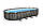 Каркасний басейн Bestway 561ES Power Steel™ Frame Pool з фільтруючим насосом 732 x 366 x 132 см, вигляд дерева (болотний дуб), фото 3