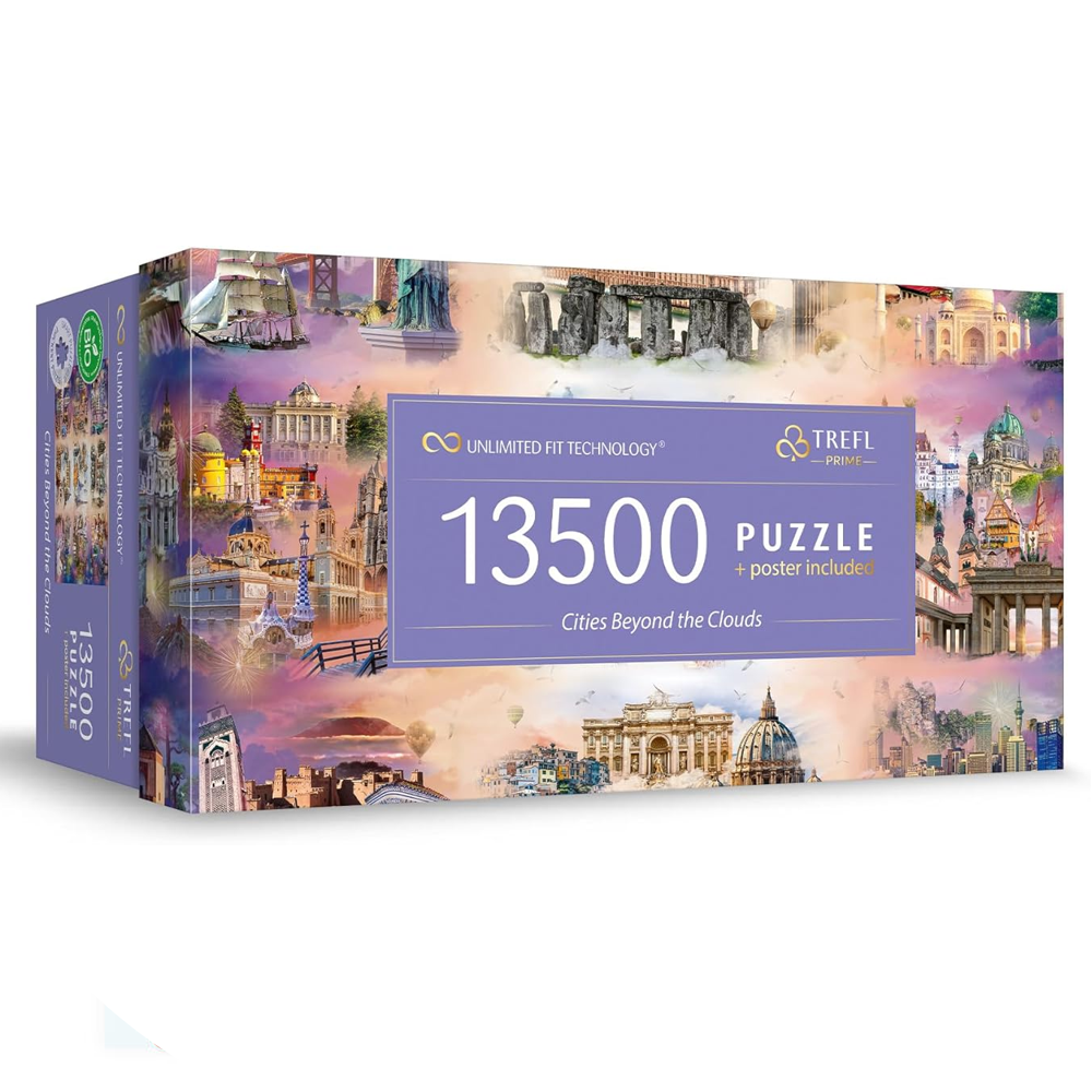Пазл "Безмежна колекція: Захмарні міста", 13500 елементів Trefl Prime (5900511810301)