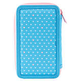Пенал без наповнення Kite Studio Pets, 2 відділення 19,5x12,5x4 см, блакитний (SP24-623), фото 5