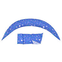 Подушка для беременных и для кормления Nuvita 10 в 1 DreamWizard Синяя NV7100BLUE, Vse-detyam