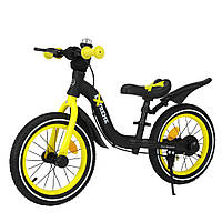 Беговел BALANCE BabyTilly Extreme T-212524 Yellow 14 дюймов, Vse-detyam