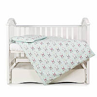 Сменная постель в люльку Кролики Premium Glamour Limited Twins 3064-PGNEWR-014, 3 элемента, Vse-detyam