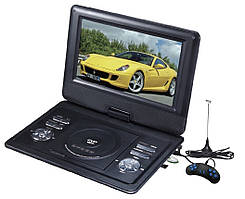 Портативний DVD-програвач Opera NS-1180 з Т2 TV USB SD DVD 11 дюймів Black (3sm_102971620 SC, код: 5528917