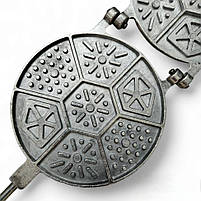 Форма алюмінієва для випікання печива "Мозаїка" з дерев'яними ручками, фото 3