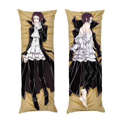 Дакімакура подушка-обіймашка «Bungo Stray Dogs. Akutagawa Ryuunosuke», фото 1