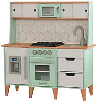 Детская кухня Mid-Century Modern KidKraft 53432 с системой легкой cборки EZ Kraft Assembly, Vse-detyam