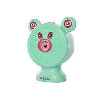 Детский генератор мыльных пузырей "Медвеженок" Bambi S680-13A Зеленый, Vse-detyam