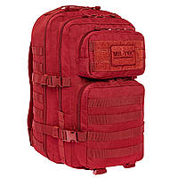 Рюкзак тактический Mil-Tec Assault Pack Large 36л-Red,армейский красный прочный рюкзак мил тек для ВСУ