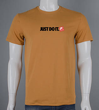 Футболка чоловіча Just Do It 2437м (Уп.4шт M-XXL), Гірчиця