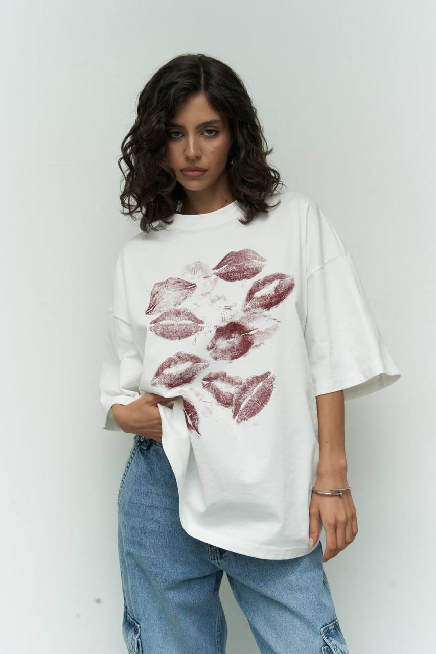 Жіноча футболка oversize 💋