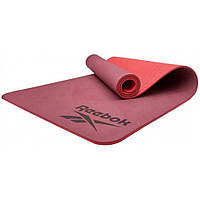 Двусторонний коврик для йоги Double Sided Yoga Mat Reebok RAYG-11042RD , Vse-detyam