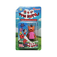 Игровая фигурка из мультика Три кота Bambi HT18231, 5,5 см Розовый, Vse-detyam