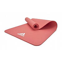 Коврик для йоги Yoga Mat Adidas ADYG-10100PK, розовый 176 х 61 х 0,8 см, Vse-detyam