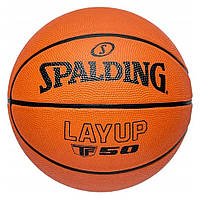 Мяч баскетбольный резиновый TF-50 LayUp Outdoor Spalding 84332Z, №7, Vse-detyam
