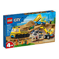 Конструктор Строительный грузовик и шаровидный кран LEGO 60391, 235 деталей, Vse-detyam