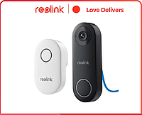 Розумний дверний дзвінок Reolink Smart Doorbell (2K+ роздільна здатність) з WiFi та PoE / Домофон / Камера у під'їзд