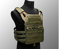 Плитоноска олива PLATE CARRIER жилет під бронепластини Olive