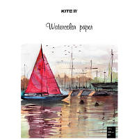 Бумага для рисования Kite для акварели А3, 10 листов, 200г/м2 K23-268 n