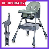 Стульчик для кормления пластиковый Bambi M 5722 Mint мятный